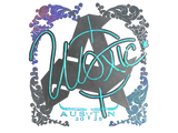 Artwork for Sticker | woxic (Holo) | Austin 2025