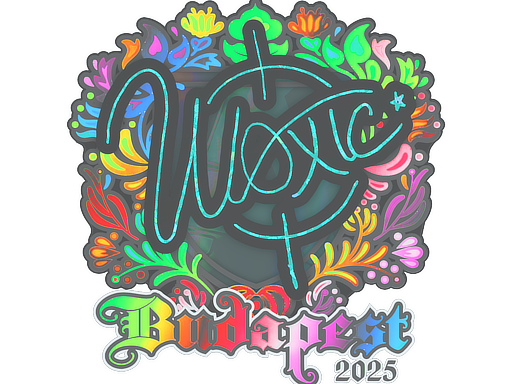 Sticker | woxic (Holo) | Budapest 2025