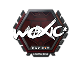 Artwork for Sticker | woxic | London 2018