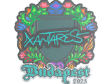 Artwork for Sticker | XANTARES (Embroidered) | Budapest 2025