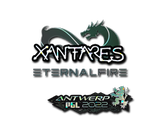 Artwork for Sticker | XANTARES (Glitter) | Antwerp 2022