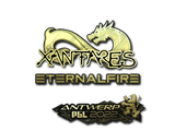 Artwork for Sticker | XANTARES (Gold) | Antwerp 2022