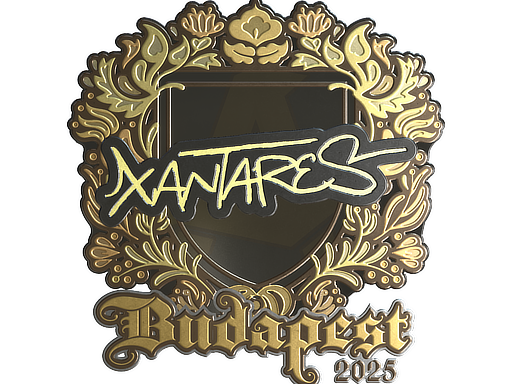 Sticker | XANTARES (Gold) | Budapest 2025