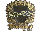 Artwork for Sticker | XANTARES (Gold) | Budapest 2025