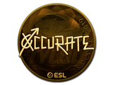 Artwork for Sticker | xccurate (Gold) | Katowice 2019