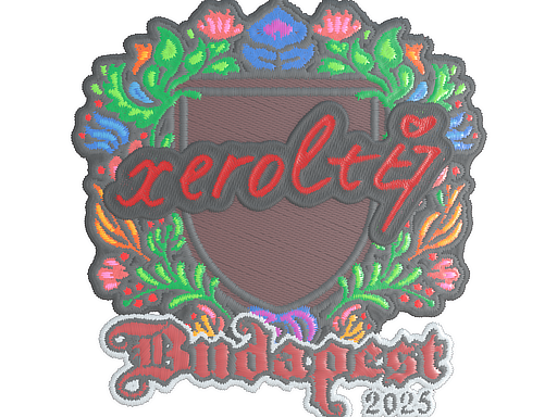 Sticker | xerolte (Embroidered) | Budapest 2025