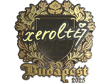 Artwork for Sticker | xerolte (Gold) | Budapest 2025