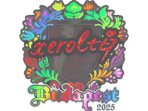 Sticker | xerolte (Holo) | Budapest 2025