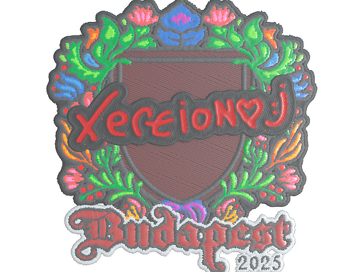 Sticker | xertioN (Embroidered) | Budapest 2025