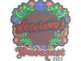 Artwork for Sticker | xertioN (Embroidered) | Budapest 2025