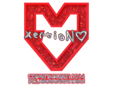 Artwork for Sticker | xertioN (Glitter) | Copenhagen 2024