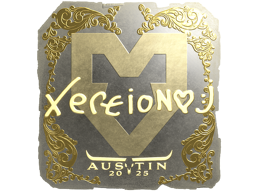 Sticker | xertioN (Gold) | Austin 2025