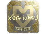 Artwork for Sticker | xertioN (Gold) | Austin 2025