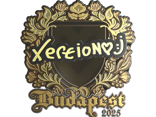Sticker | xertioN (Gold) | Budapest 2025