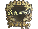 Artwork for Sticker | xertioN (Gold) | Budapest 2025
