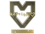 Artwork for Sticker | xertioN (Gold) | Copenhagen 2024