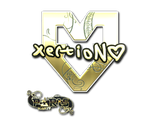 Artwork for Sticker | xertioN (Gold) | Paris 2023