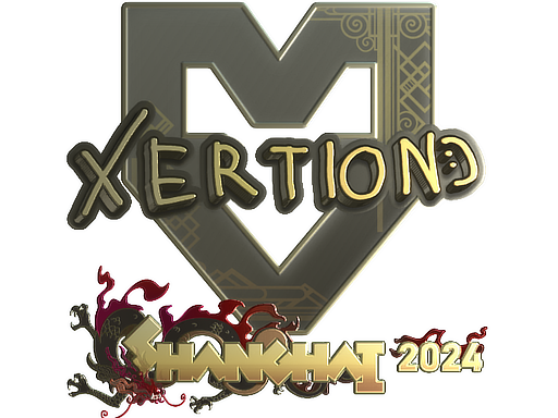 Sticker | xertioN (Gold) | Shanghai 2024