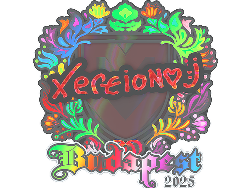 Sticker | xertioN (Holo) | Budapest 2025