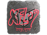Artwork for Sticker | xfl0ud (Foil) | Austin 2025