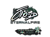 Artwork for Sticker | xfl0ud (Glitter) | Antwerp 2022