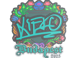 Artwork for Sticker | xiELO (Embroidered) | Budapest 2025
