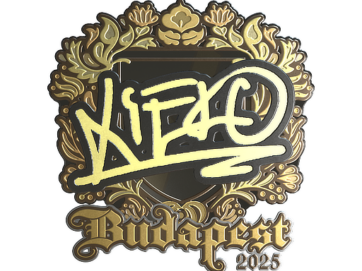 Sticker | xiELO (Gold) | Budapest 2025