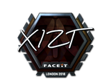 Artwork for Sticker | Xizt (Foil) | London 2018