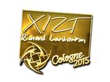 Artwork for Sticker | Xizt (Gold) | Cologne 2015