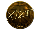 Artwork for Sticker | Xizt (Gold) | Katowice 2019