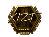 Sticker | Xizt (Gold) | London 2018