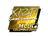 Artwork for Sticker | Xizt (Gold) | MLG Columbus 2016