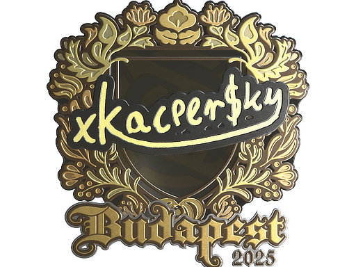 Sticker | xKacpersky (Gold) | Budapest 2025