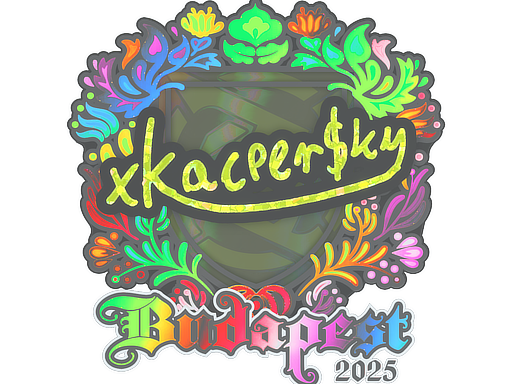 Sticker | xKacpersky (Holo) | Budapest 2025