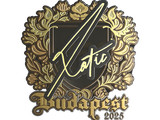 Artwork for Sticker | XotiC (Gold) | Budapest 2025