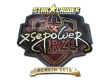 Sticker | xsepower (Gold) | Berlin 2019