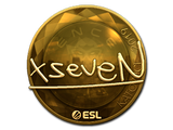 Artwork for Sticker | xseveN (Gold) | Katowice 2019