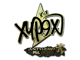 Artwork for Sticker | Xyp9x (Gold) | Antwerp 2022