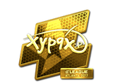 Artwork for Sticker | Xyp9x (Gold) | Atlanta 2017