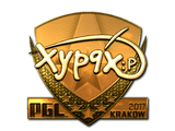 Artwork for Sticker | Xyp9x (Gold) | Krakow 2017