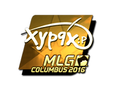 Artwork for Sticker | Xyp9x (Gold) | MLG Columbus 2016
