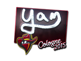 Artwork for Sticker | yam (Foil) | Cologne 2015