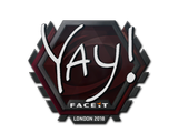 Sticker | yay | London 2018