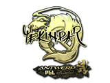 Artwork for Sticker | YEKINDAR (Gold) | Antwerp 2022