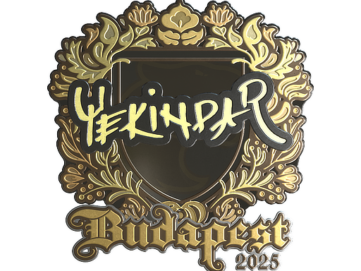 Sticker | YEKINDAR (Gold) | Budapest 2025