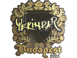 Artwork for Sticker | YEKINDAR (Gold) | Budapest 2025