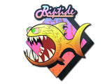 Artwork for Sticker | Yellow Jaggyfish