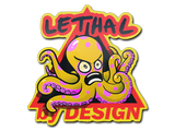 Artwork for Sticker | Yellow Lethal