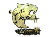 Artwork for Sticker | yuurih (Gold) | Antwerp 2022