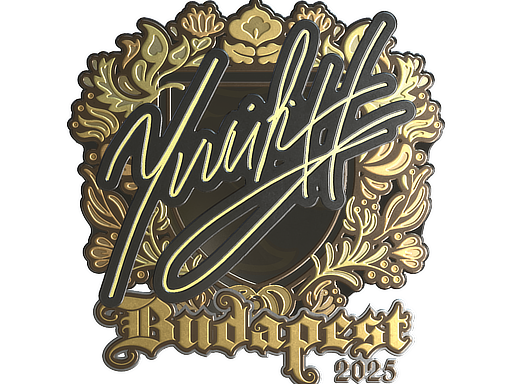 Sticker | yuurih (Gold) | Budapest 2025